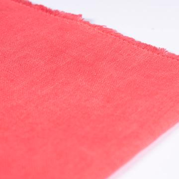 Serviette de table en lin teinté, rouge effet [3]