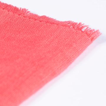 Serviette de table en lin teinté, rouge effet [4]