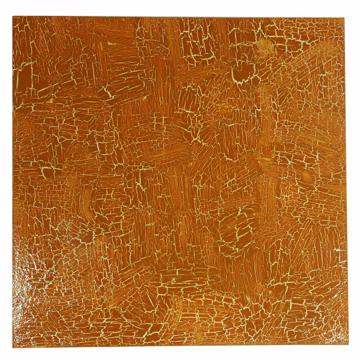 Sets de table en bois peint, orange, carré [3]