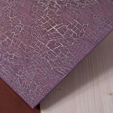 Sets de table en bois peint, violet, carré [2]