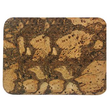 Set of 4 placemats in natral cork , nature, 30 x 40 cm