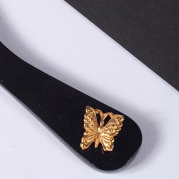 Horn Spreader, gold, butterfly [4]