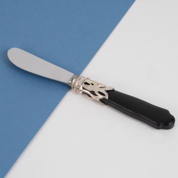 Butter knife in Resin and silver