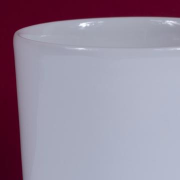Cat cup in Limoges porcelain, light grey, moka [4]