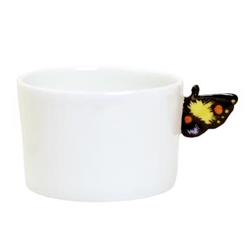 Tasses Papillon en Porcelaine de Limoges, noir, café/thé [4]