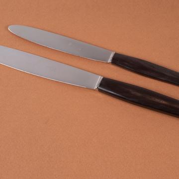 Tokyo knife in wood or horn, black, dessert [2]