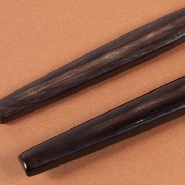 Tokyo cutlery in wood or horn, black, set of 2 [4]