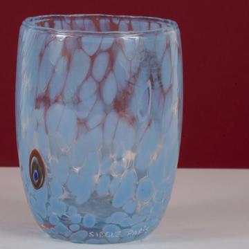 Verre Lolipops en verre de Murano, bleu ciel [3]