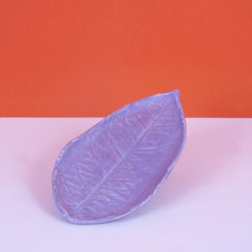 Lemon leaf in earthenware, lila [1]