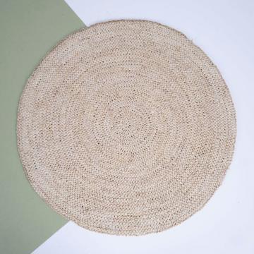 Set de table Rond en raphia, nature