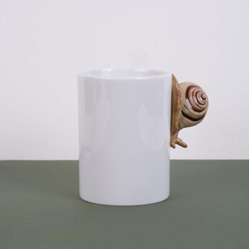 Snail Mug in Limoges Porcelain