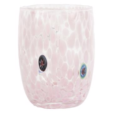 Verre Lolipops en verre de Murano, rose clair