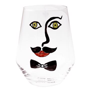 Verres Madame et Monsieur en Email sur Cristallin, multicolore, monsieur [3]